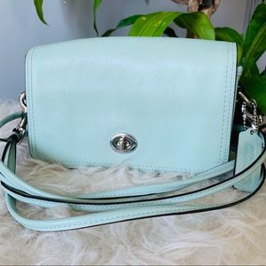 Coach crossbody mint handbag clutch mini penny